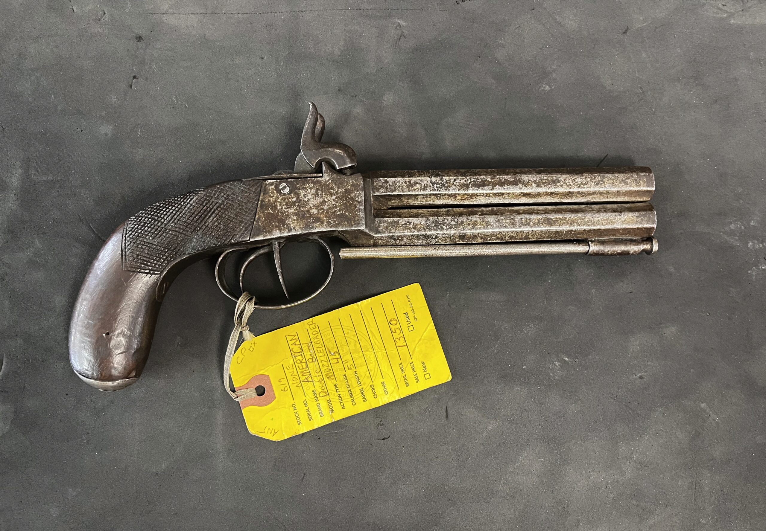 You are currently viewing American Blackpowder Pistol 45 cal. OVER/UNDER